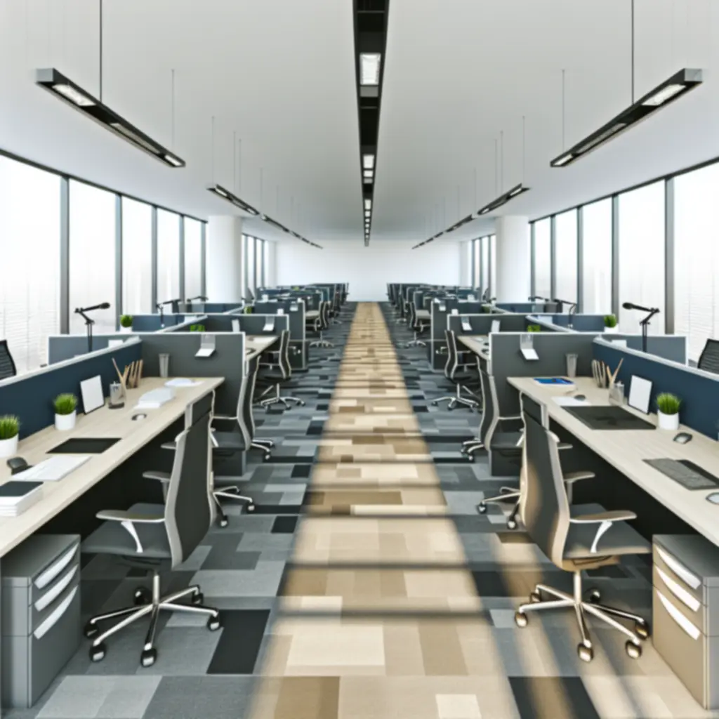 Inspirujące, nowoczesne środowisko biurowe w stylistyce korporacyjnej